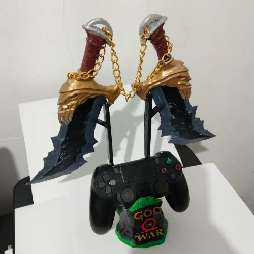 Suporte para controle PS4 PS5 e Xbox god of war