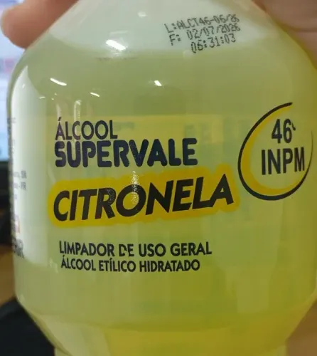 Álcool Citronela 1L Supervale