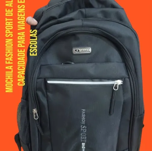 MOCHILA IMPERMEÁVEL ALTA CAPACIDADE P/VIAGENS,TRAB.ESTUDANTE DO ENSINO MÉDIO NA PROMOÇÃO