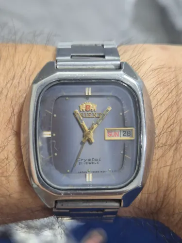 Relógio ORIENT TV CRYSTAL AUTOMÁTICO - ÓTIMO ESTADO