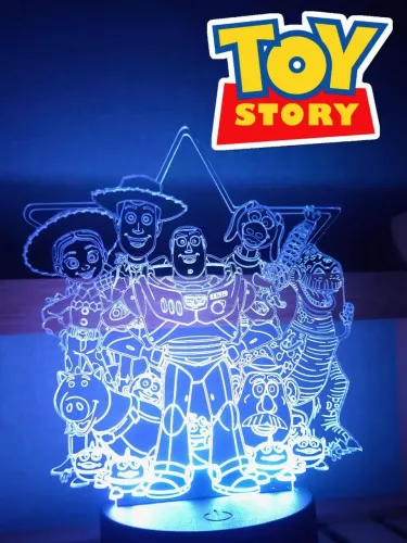 Luminária Led Toy Story (personalizáveis)
