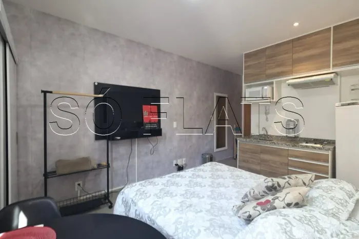 Residencial Pauliceia, flat disponível para locação com 32m² e 1 dormitório.