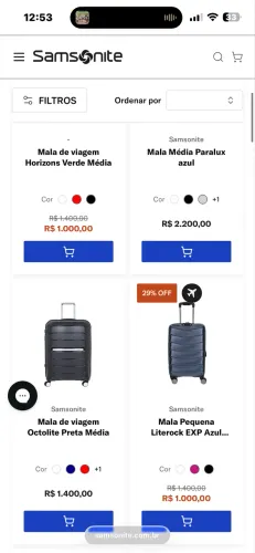 Mala Samsonite Média 23Kg 
