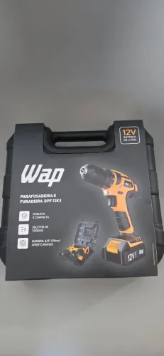 WAP PARAFUSADEIRA E FURADEIRA À BATERIA BPF-12K3 12V - KIT COM 13 ACESSÓRIOS E MALETA | NO