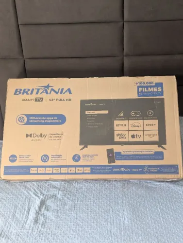 Smart Tv Britânia 42 nova e lacrada