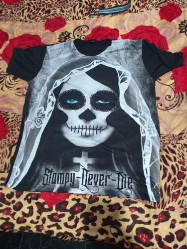 Stompy Camisetas - Catrina Tattoo Tatuagem Artwork Promoção