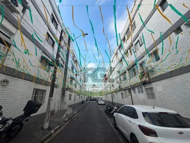 Apartamento com 3 dormitórios à venda, 72 m² por R$ 350.000,00 - Aparecida - Santos/SP