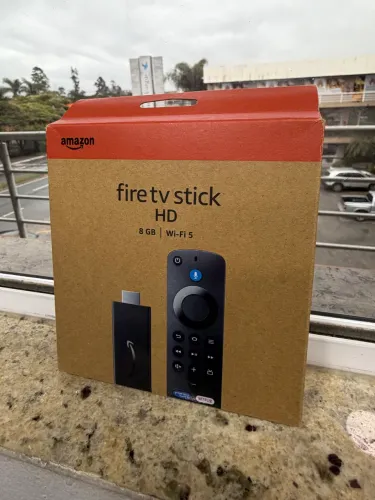 Amazon Fire Tv Stick Deixa Tv Smart Ultima Geração Cor Preto 