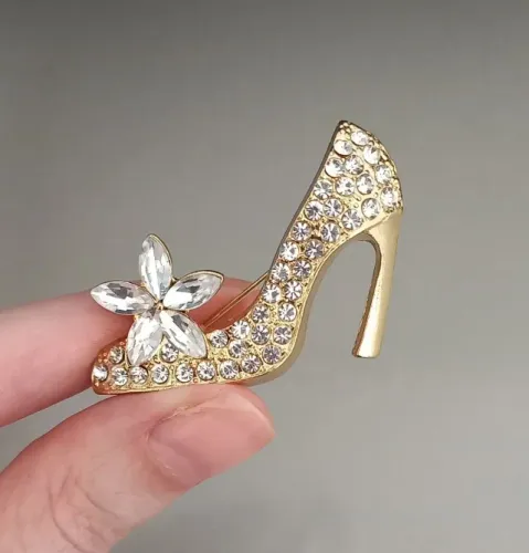 Broche de Sapato Strass (novo)
