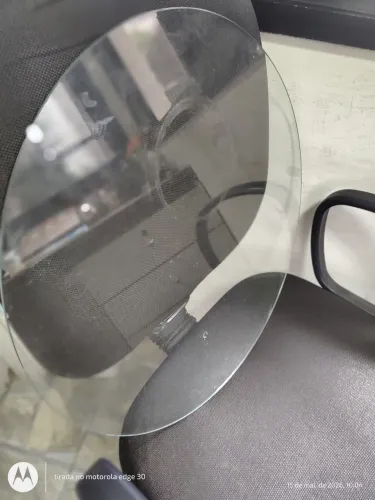 tampo de mesa de vidro. 