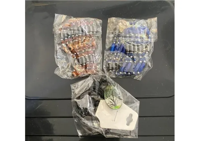 Pulseira em Pedra e Pingente
