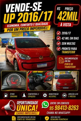 Volkswagen Up! Take 1.0 Total Flex 12V 5P 2017
