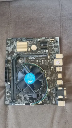 Kit Upgrade Placa mãe e Processador Intel i7-7700 + ASUS H110M-E (Com Slot M.2 NVMe)