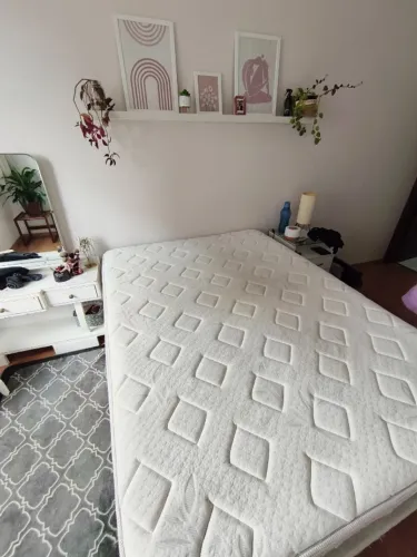 Cama Casal Colchão Umaflex Roma Pillow Top