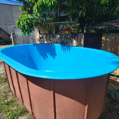 Piscina 4 x 2.50 x 1.30 completa com bomba e filtro 