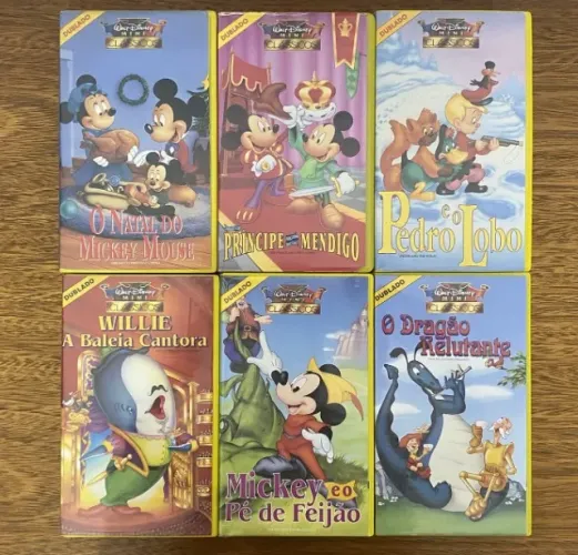 Fita VHS Disney (Preço por unidade)