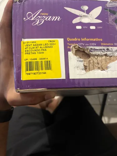 Ventilador de teto