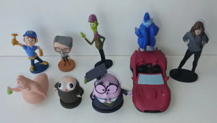 BONECOS MINIATURAS DETONA RALPH 2 FELIX YESS GORD DOUBLE DAN SHANK J SPAMLEY ED KNOWSMORE
