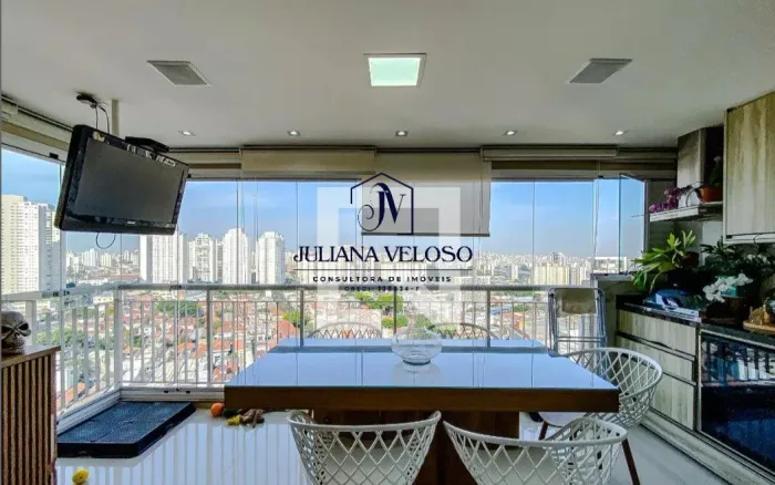 Apartamento com | 74m² com 2 Suítes, lavabo | Varanda Gourmet e 2 Vagas em Condomínio Club