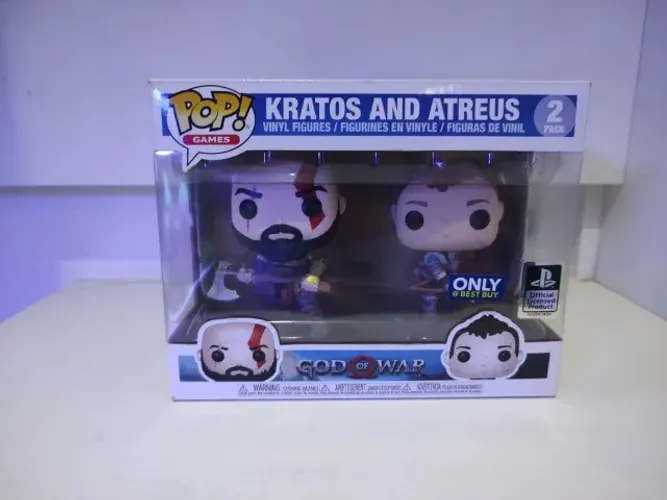 Funko Pop 2 Pack - Kratos e Atreus (Exclusivo Best Buy)