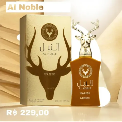 Perfume Árabe Lattafa Al Noble Wazeer 100ml - Original e Lacrado!