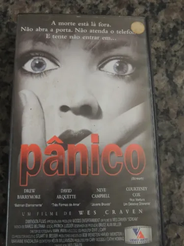 VHS PÂNICO ( SCREAM ) ORIGINAL - WES CRAVEN - LEGENDADO - IMPECÁVEL