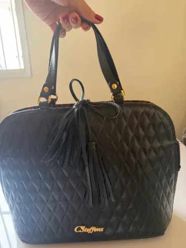 Bolsa CS dupla face (Animal print/Black)