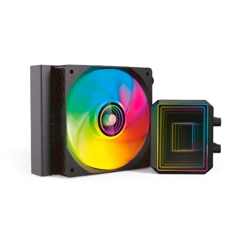 Water Cooler C3Tech Black 120mm Led ARGB Intel/AMD LGA1851|AM5 TDP: 155W - WZetta