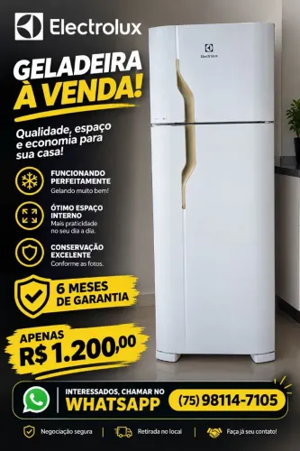 Vendo geladeira Eletrolux DC35A frosfree recuperada