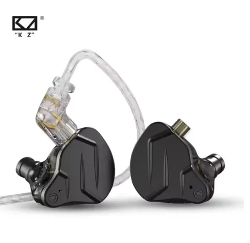 Fone De Ouvido In Ear Sem Microfone Kz Zsn Pro X Dourado