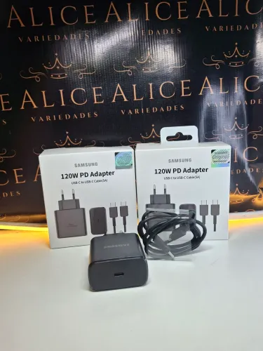 Carregador Samsung tipo C ,120w  completo 