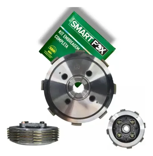 Kit Embreagem Completa Titan/Fan/Bros-150 Smart Fox