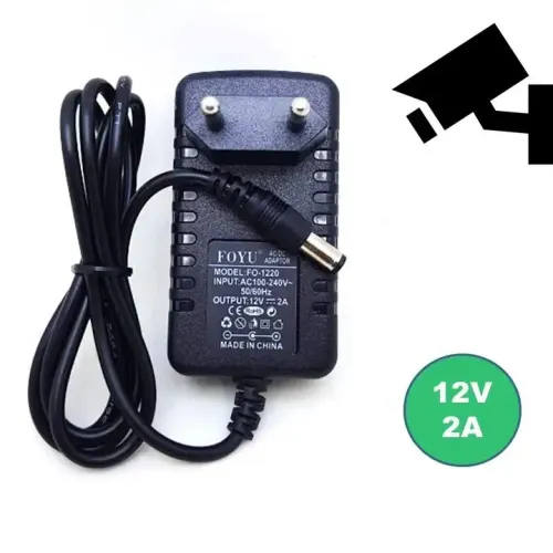 Fonte 12v 2a Bivolt estabilizada Fita de Led cftv receptores