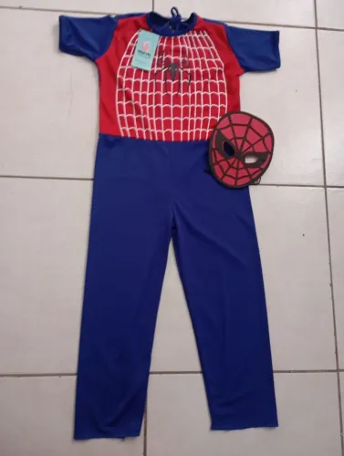 Fantasia infantil Homem Aranha P, M e G