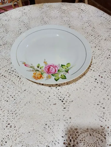 Prato porcelana pintada smidt