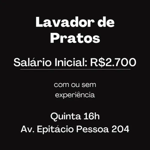Lavador de Pratos
