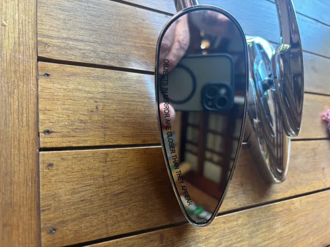 Retrovisor Harley Davidson cromado