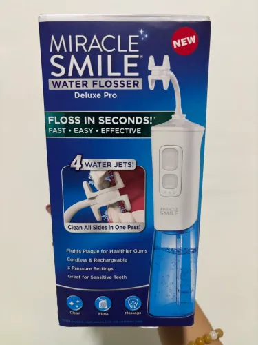 Fio Dental Elétrico Miracle Smile - Importado dos EUA
