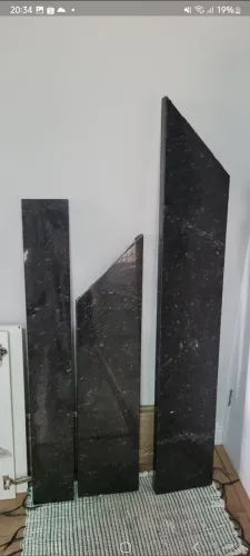 Bancada em L pedra R$ 280