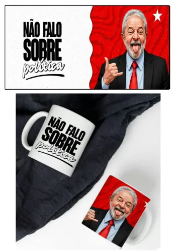 Canecas Lula eleição