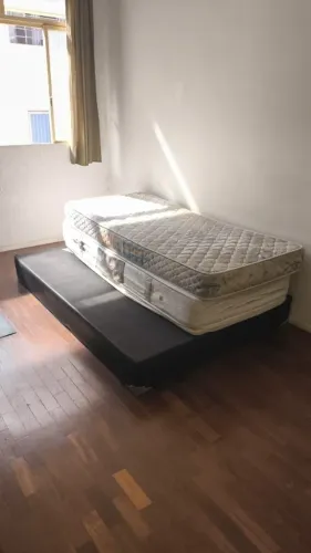 Colchão Solteiro + BOX cama de casal