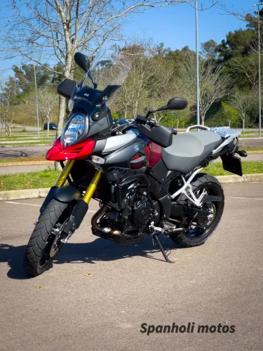 suzuki v-strom 1000 abs 2017 vermelha