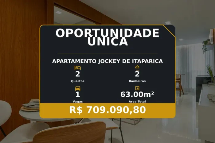 Incrível apartamento no Jockey de Itaparica, a poucos passos da praia!