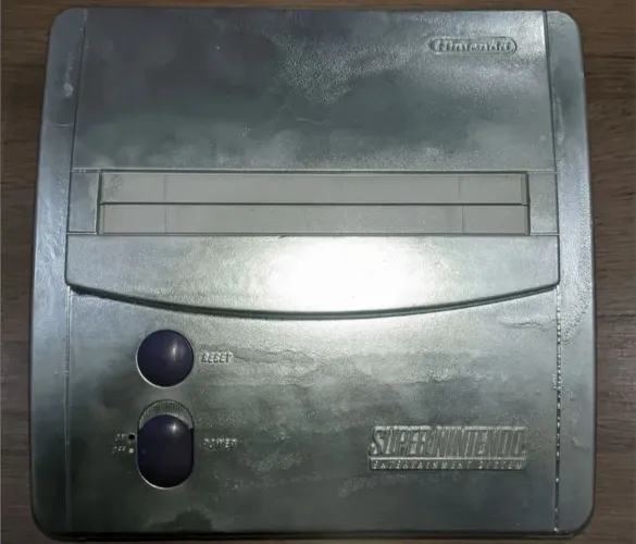 Super Nintendo Baby Nacional+ AV mod + Led Mod (Só console)