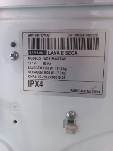 Máquina Lava e Seca Samsung modelo WD11 11kg