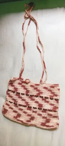 BOLSA DE CROCHÊ ARTESANAL