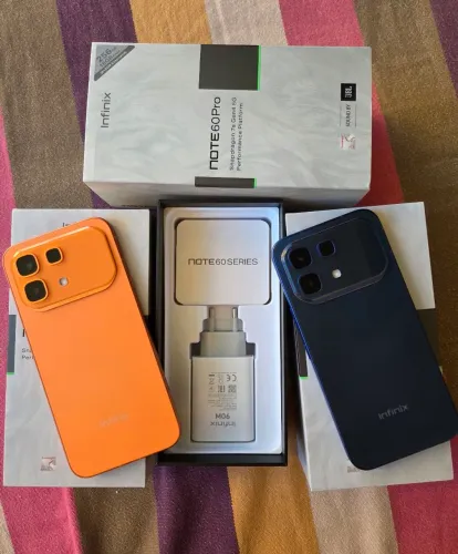 Infinix Note 60 Pro 5G com carregador por indução