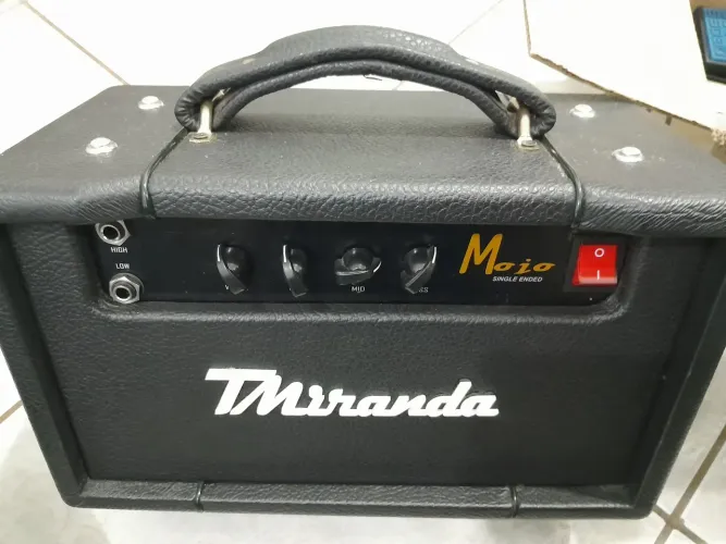 Amplificador guitarra e gaita 100% valvulado MOJO TMIRANDA single ended classe A com bag