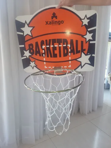 Tabela De Basquete 60x54cm Com Aro 36cm Cesta