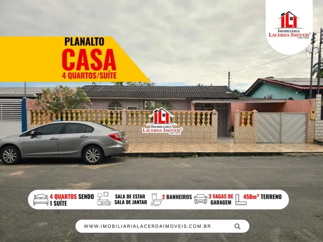 Residencial da Ilha, Conjunto Campos Elísios, Bairro Planalto, Casa 4 quartos com suite